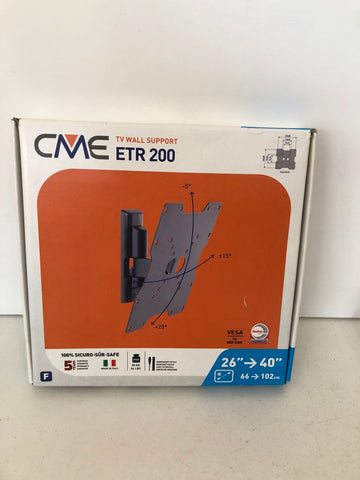 STAFFA MURALE CAME PER TV TELEVISIONE DA 26" A 40"