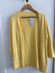 GIACCA ZARA TG M GIALLO DONNA