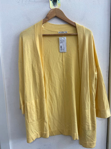 GIACCA ZARA TG M GIALLO DONNA