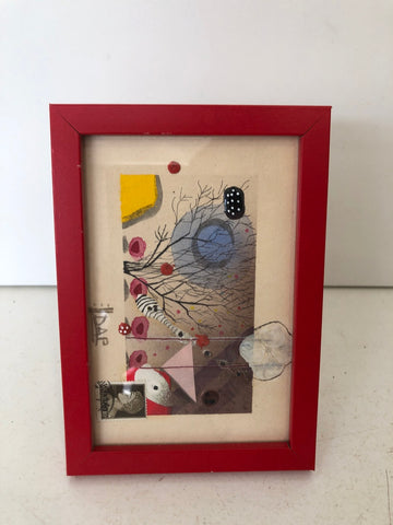 FRANCOBOLLO CON CORNICE 10X8 CM