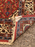 TAPPETO ANNODATO A MANO ROSSO L2,14X2,11 CM
