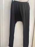 PANTALONE PIERO GUIDI TG.XS IN COTONE NERO DONNA