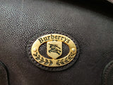 BORSA BAULETTO BURBERRY BLU IN PELLE