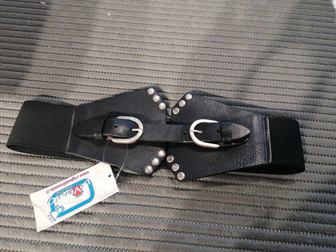 CINTURONE DIXIE IN PELLE NERA