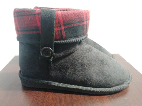 PANTOFOLE STIVALETTO MIS.38 NERO/ROSSO