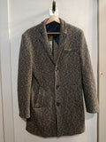 CAPPOTTO FB FASHION TGS BEIGE/BLU UOMO
