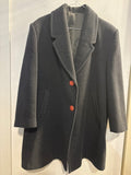 CAPPOTTO DONNA TG46 LANA GRIGIO SCURO
