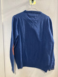 MAGLIONE UOMO TG50 BLU/BORDEAUX