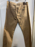PANTALONE ARMANI TG48 UOMO VELLUTO BEIGE