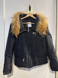 GIUBBINO PIERO GUIDI TGS NERO C/PELLICCIA