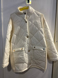 GIUBBOTTO S.FERRONE TGL BIANCO C/RIPORTO IN MAGLIA