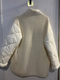 GIUBBOTTO S.FERRONE TGL BIANCO C/RIPORTO IN MAGLIA