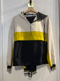 TUTA ZARA TGXS NERO/GIALLO/PANNA DONNA