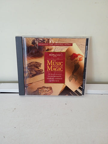 CD AUDIO THE MUSIC BEHIND THE MAGIC - ALADDIN THE ORIGINAL SCORE