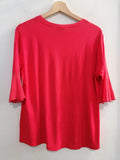 MAGLIA W RISMEL TGXL ROSSO GERANIO