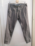 PANTALONE MATCH TG46 GRIGIO FANTASIA UOMO