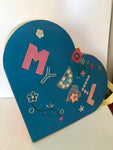 SCATOLA CARTONE CUORE MY DOLL H40XL47XP14 CM