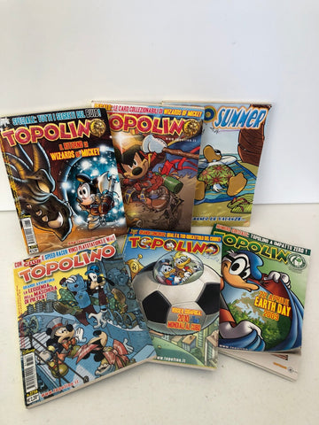 6 FUMETTI TOPOLINO