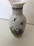 VASO IN PORCELLANA STILE ORIENTALE H10XDIAMETRO2 CM