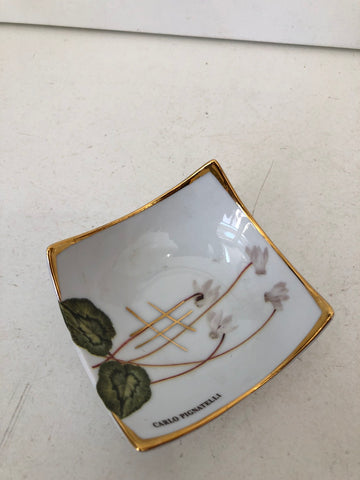 SVUOTATASCHE PORCELLANA CARLO PIGNATELLI H2XL8XP8 CM