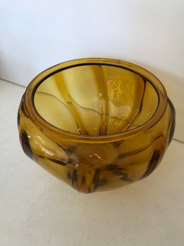 CENTRO TAVOLA IN VETRO VINTAGE H10XDIAMETRO15 CM