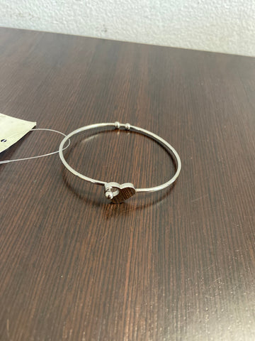 BRACCIALE RIGIDO CHIUSURA CUORE
