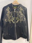 FELPA VERSACE JEANS TGXL NERO/DORATO