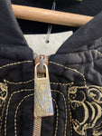 FELPA VERSACE JEANS TGXL NERO/DORATO