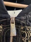FELPA VERSACE JEANS TGXL NERO/DORATO