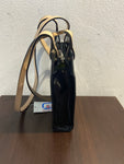 POCHETTE A SPALLA GFF G.FERRE' NERO/BEIGE VERNICE