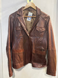 GIACCA CONBIBEL TG.48 IN PELLE MARRONE