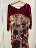 ABITO LISA KOTT TGL BORDEAUX FANTASIA N