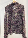 CAMICIA SISLEY TGL VIOLA/GRIGIO FANTASIA