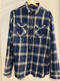 CAMICIA UOMO JACK&JONES TGL BLU A QUADRI
