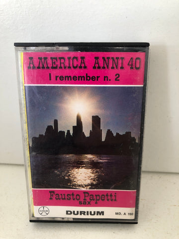 AUDIO CASSETTA STEREO 7 AMERICA ANNI 40