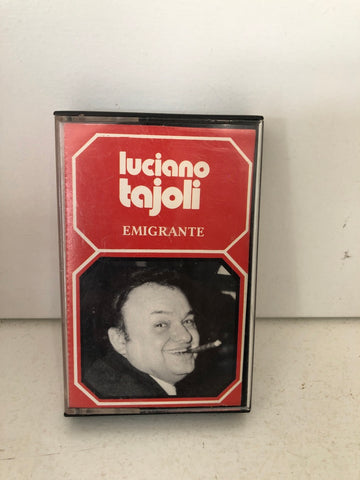 AUDIO CASSETTA LUCIANO TAJOLI EMIGRANTE