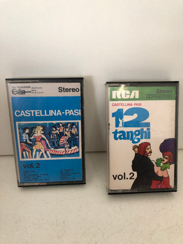 COPPIA AUDIO CASSETTA STEREO 7 CASTELLINA PASI