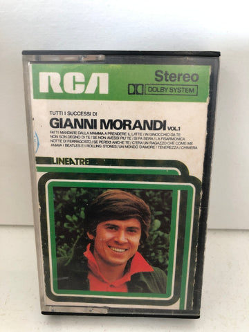 AUDIO CASSETTA TUTTI I SUCCESSI DI GIANNI MORANDI