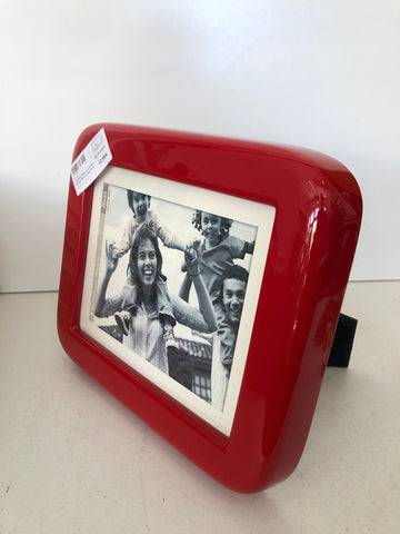 CORNICE PORTA FOTO DA TAVOLO ROSSA 20X25 CM