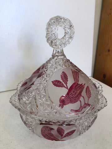 PORTA DOLCI IN CRISTALLO H15XDIAMETRO15 CM