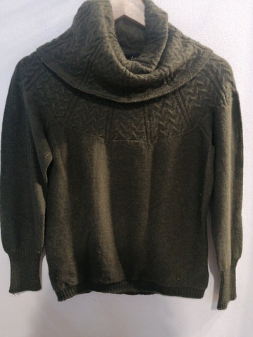 MAGLIONE LUISA SPAGNOLI TGM VERDE LANA