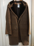 CAPPOTTO CORNELIANI TG52 CAMOSCIO MARRONE E VELLUTO