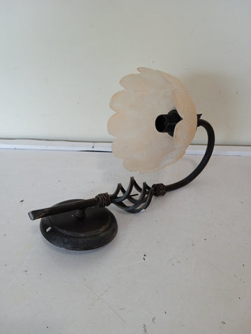 APPLIQUE UNA LUCE IN FERRO H30 DIAM15 CM