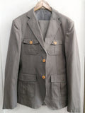 COMPLETO PANTALONE PRIMO EMPORIO TG50 GRIGIO UOMO