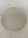 RICAMBIO IN VETRO PER LAMPADARIO H10XDIAMETRO18 CM