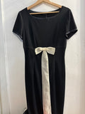ABITO NOTIZIE BY M.BURANI TG44 NERO C/FIOCCO BIANCO