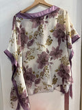 MAGLIA LU LU TGL BIANCO/LILLA