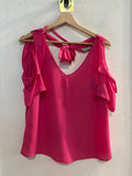 MAGLIA RINASCIMENTO TG.M FUCSIA C/STRASS