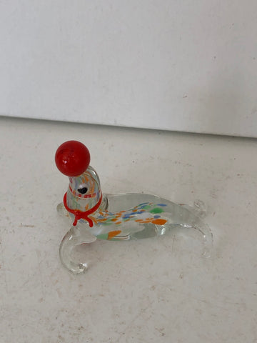 FOCA IN VETRO STILE MURANO H4XL5XP2 CM