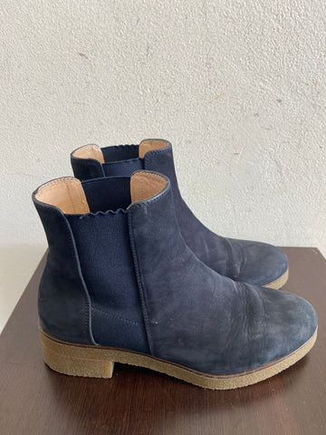TRONCHETTO UNISA MIS.39 BLU CAMOSCIO